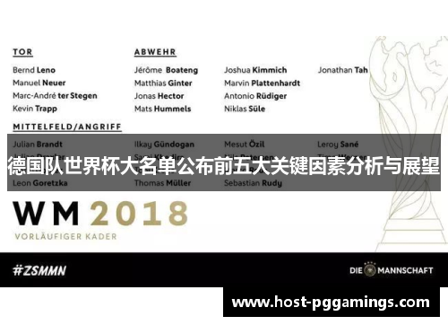 德国队世界杯大名单公布前五大关键因素分析与展望 德国队世界杯大名单公布前五大关键因素分析与展望